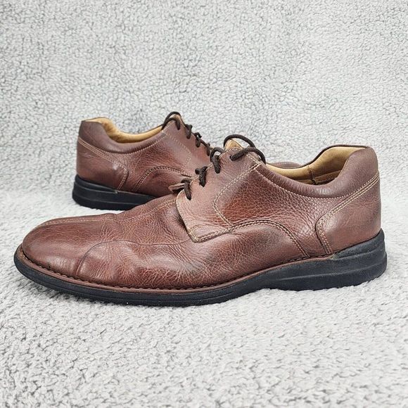 Johnston Murphy Mens Shoes Sz 11 M Brown Leather Comfort...